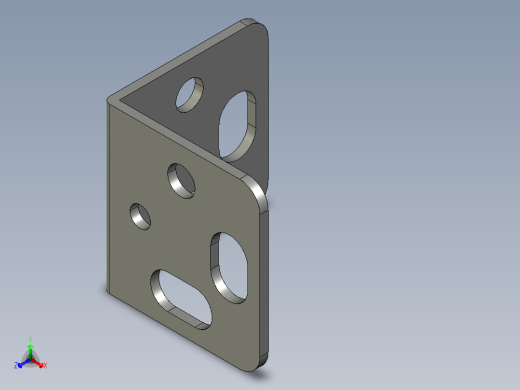 基恩士LX2-11_12_bracket1_kc图纸模型正等轴测缩略图