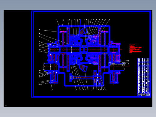 履带牵引车辆机械液压转向装置设计（有cad原图）