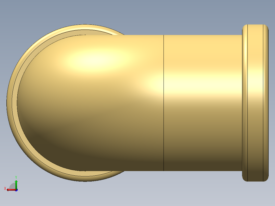 管件接头、螺纹接头、三通(81)后视图