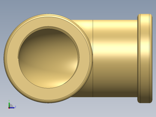 管件接头、螺纹接头、三通(81)左视缩略图