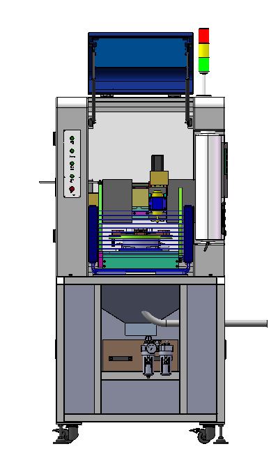 全自动铣床铣除浇口设备sw17可编辑