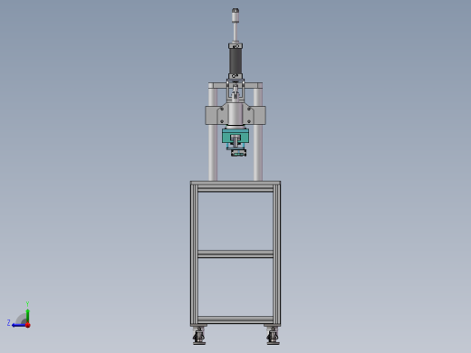 波纹管自动组装机（sw18可编辑+工程图）右视缩略图