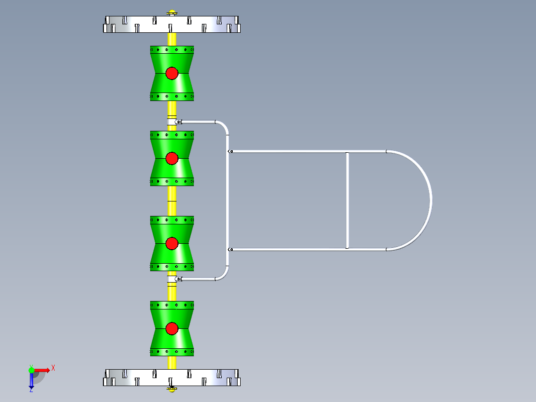 B3003340-鼓式播种机俯视图