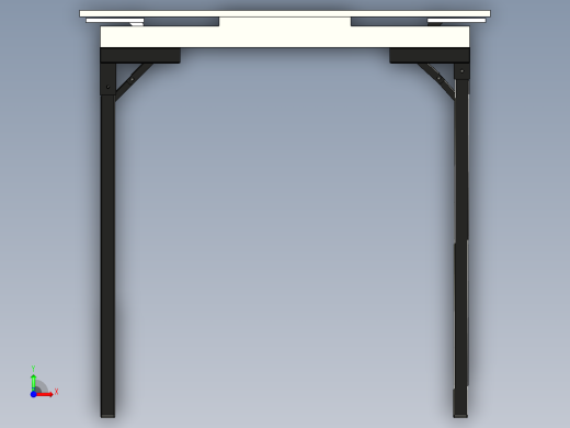 折叠伸展桌前视缩略图