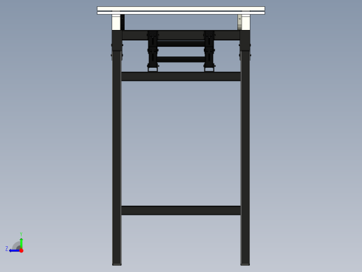 折叠伸展桌右视缩略图