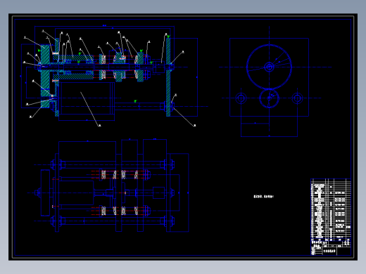 PLC控制的精密加载伺服机构设计课程设计及图纸