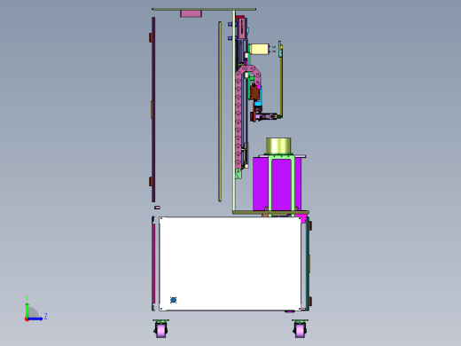 钢管全面探伤系统左视缩略图