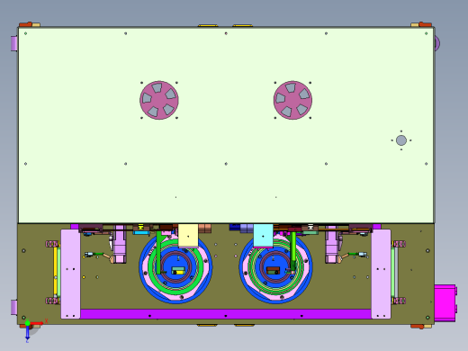 钢管全面探伤系统俯视缩略图