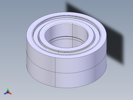 双列圆锥滚子轴承正等轴测缩略图