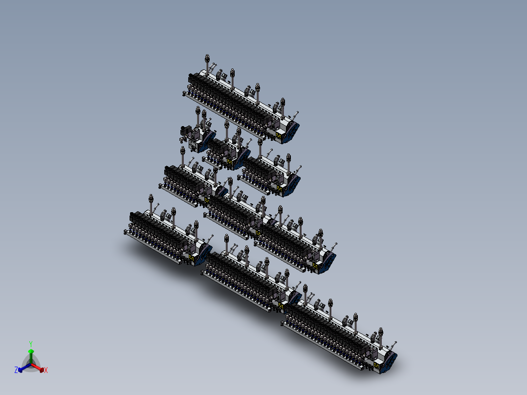 10款Nordson进口施药器正等轴测图