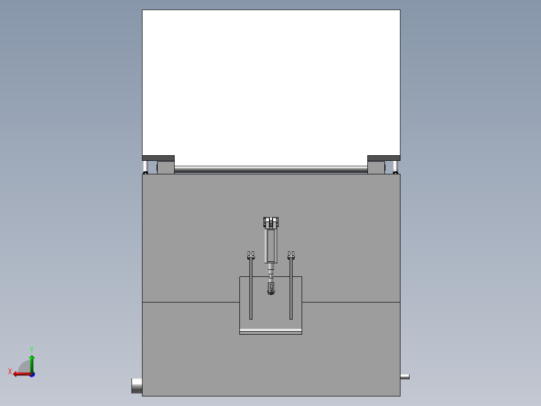 干燥装置后视图