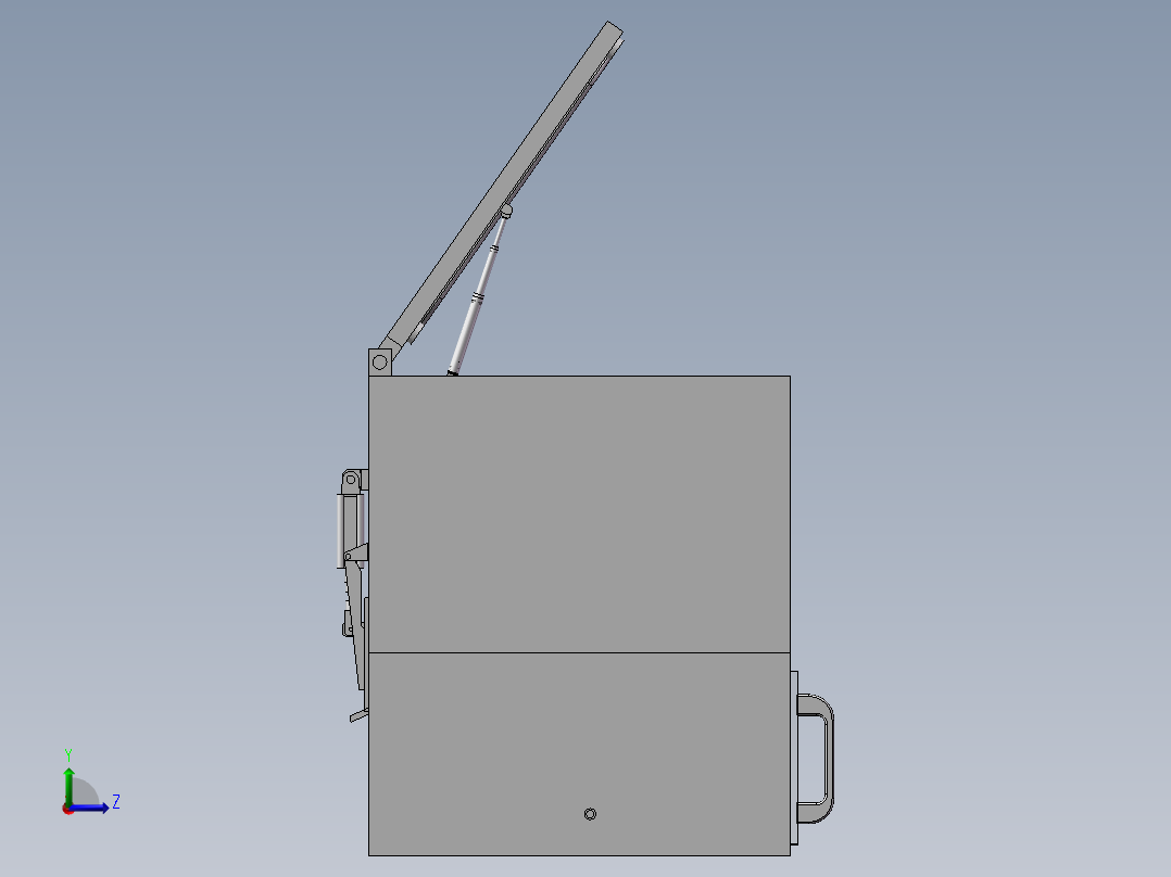 干燥装置左视图