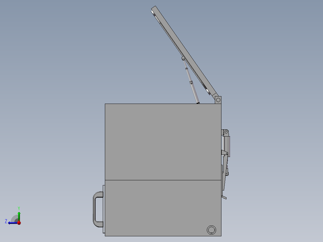 干燥装置右视图