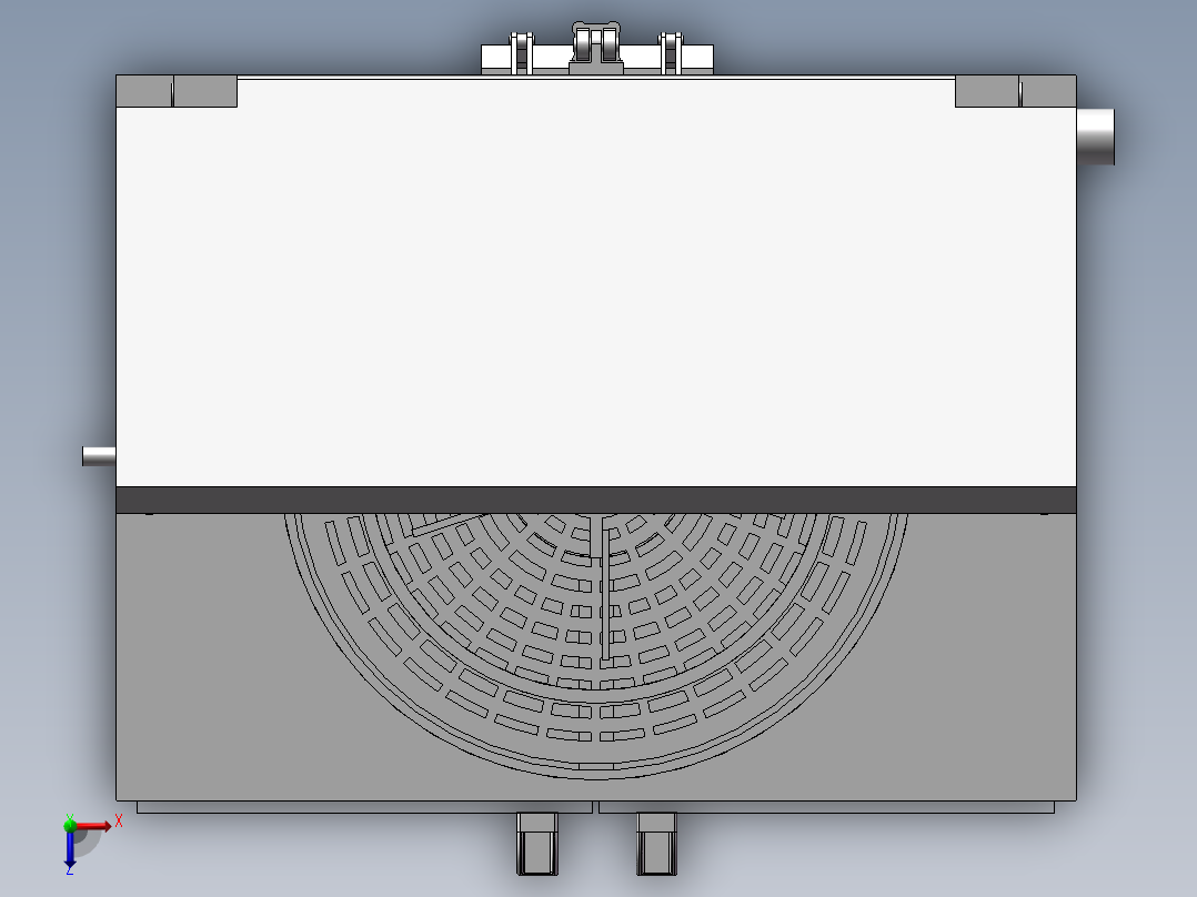 干燥装置俯视图