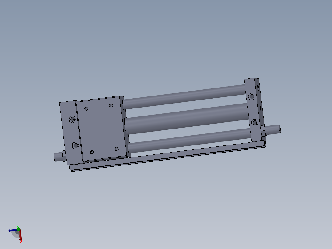 气缸CDY1S25H_200B_A73HL主视图