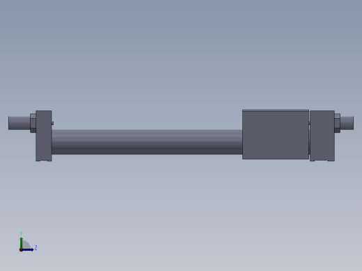 气缸CDY1S25H_200B_A73HL左视缩略图