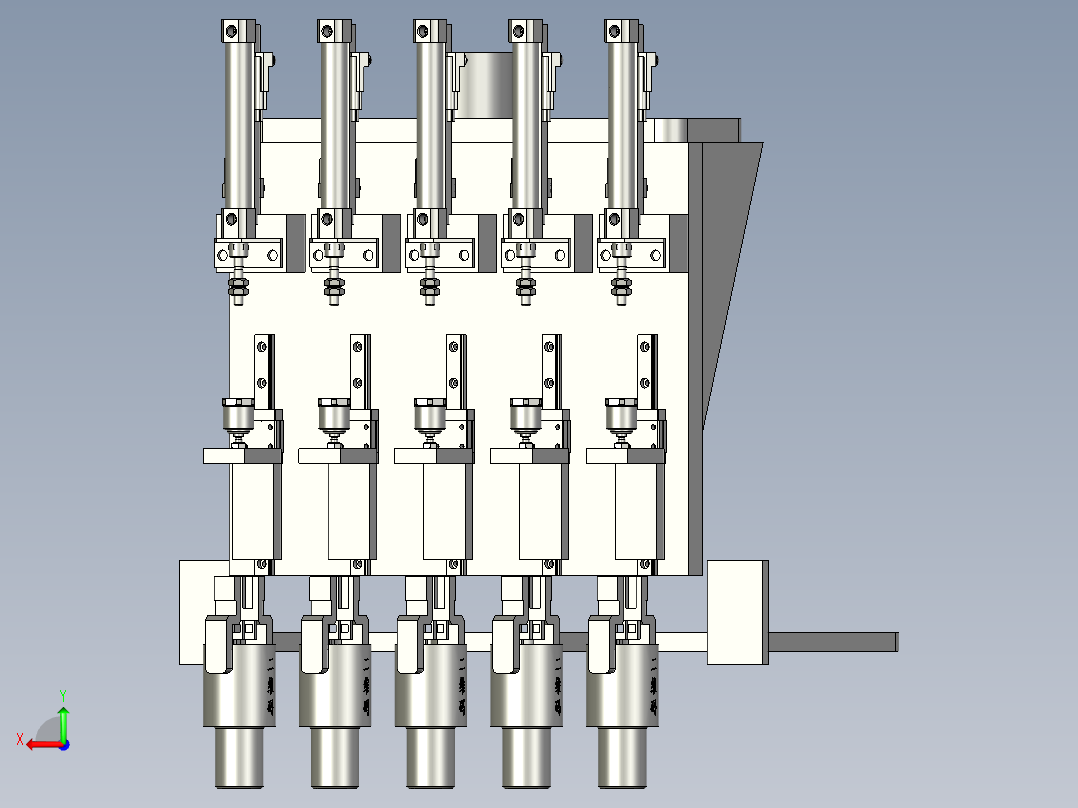 1-组件放料双机台后视图