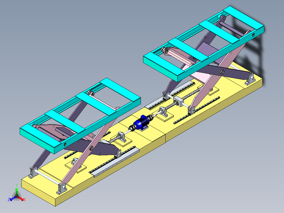 电机+丝杆升降平台设计