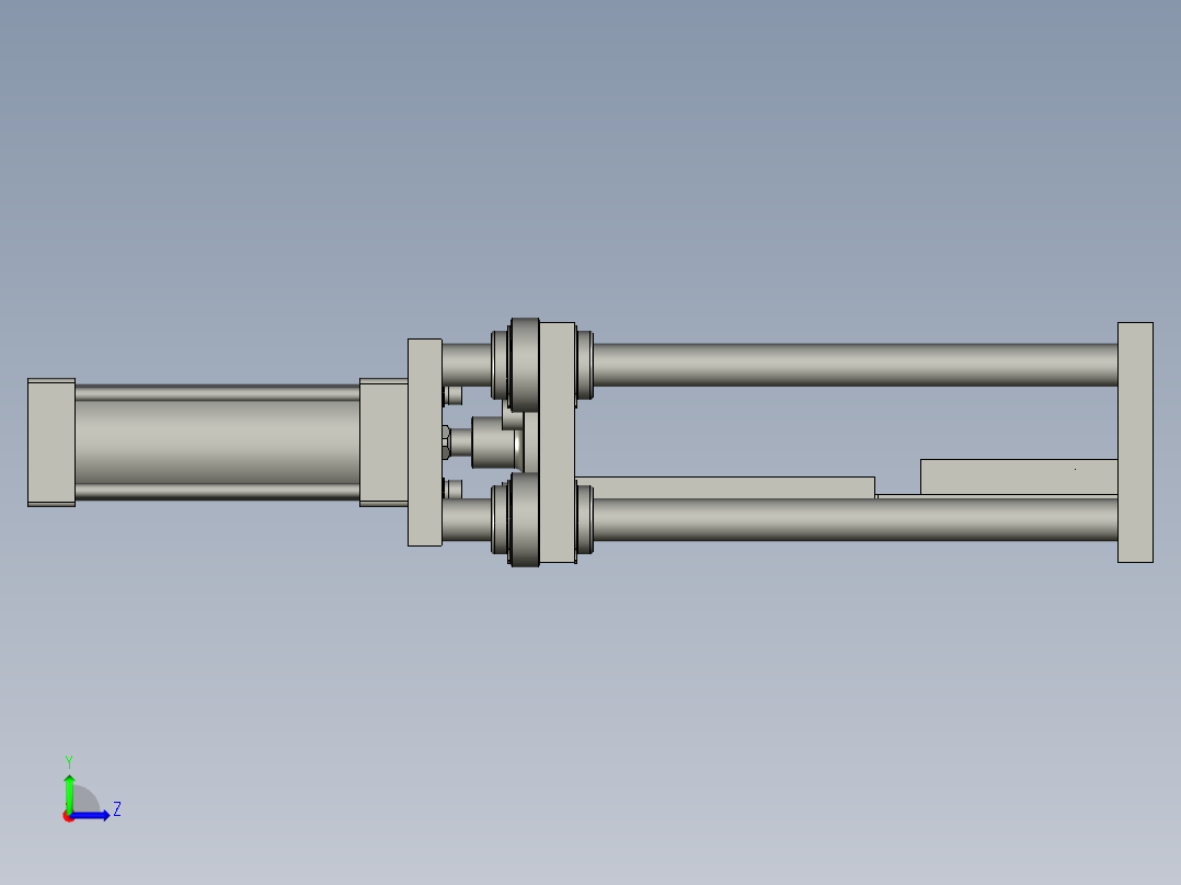 裁管机装配左视图