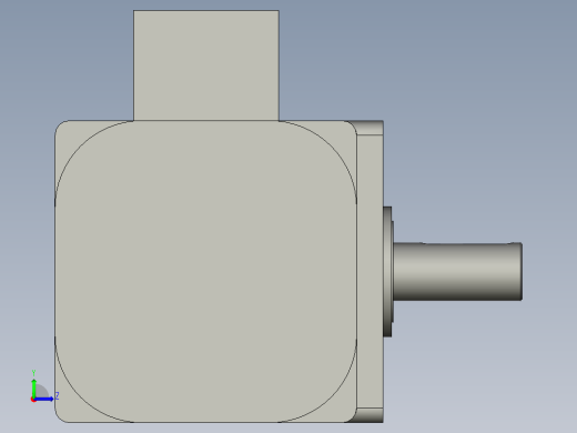 100YT200GV22-100GF80RT-精研电机左视缩略图