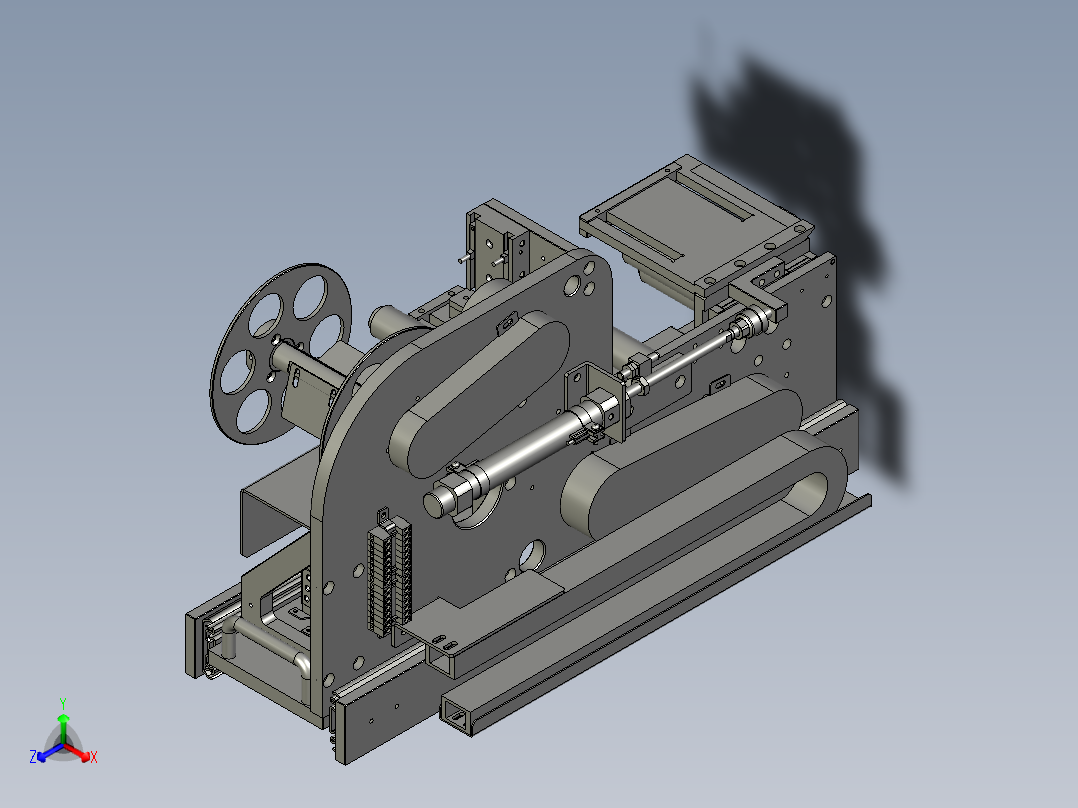 F01AE00188-A32200剥料上右工位正等轴测图
