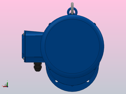 RXF77法兰轴伸式安装斜齿轮减速机RX77-Y4-4P-112M-M1-0°-Φ250后视缩略图