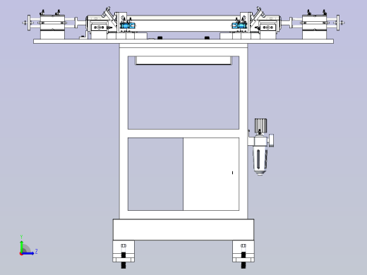 一款焊接工装夹具左视缩略图