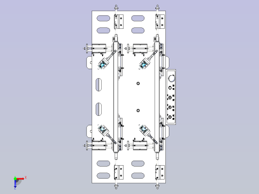 一款焊接工装夹具俯视缩略图
