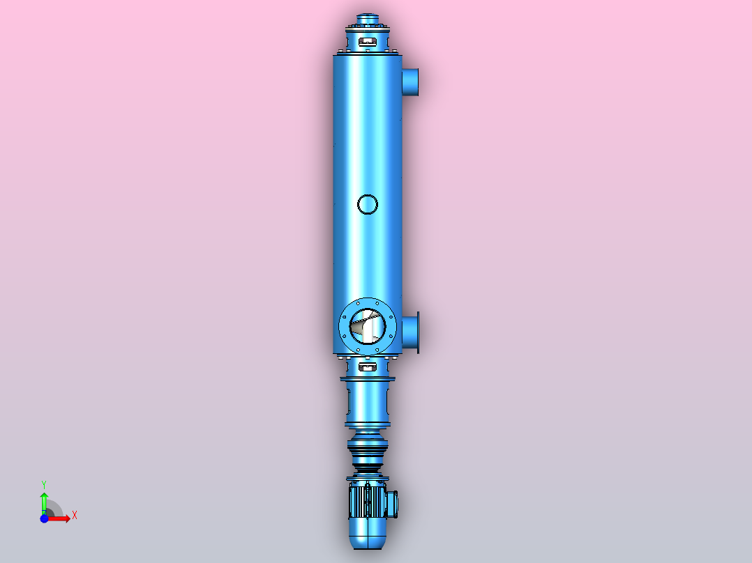 旋转螺旋轴螺旋钻1快照4前视图