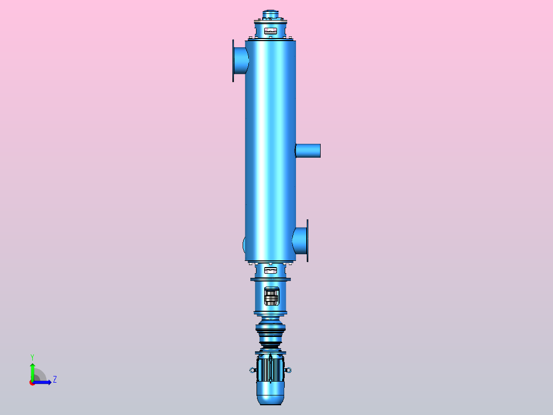 旋转螺旋轴螺旋钻1快照4左视图