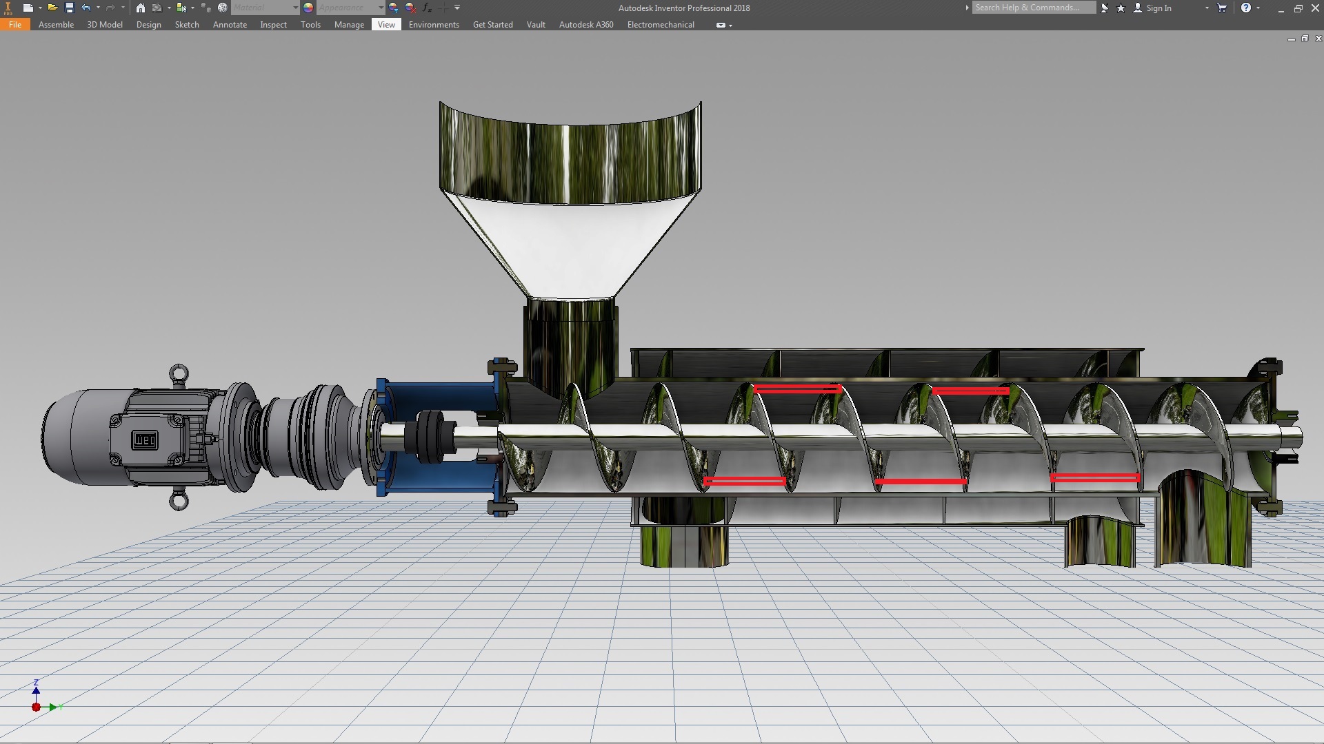 旋转螺旋轴螺旋钻1快照4