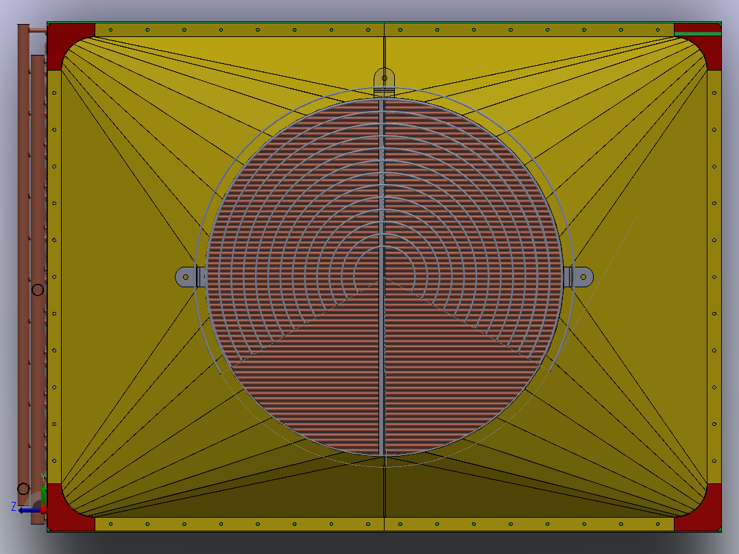 25吨冷凝器右视图