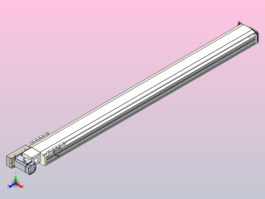 皮带直线轴半封闭可选导轨TPA-HNB-140D-120-L1400-ML-C-P40-N3