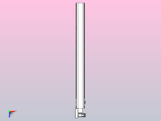 皮带直线轴半封闭可选导轨TPA-HNB-140D-120-L1400-ML-C-P40-N3俯视缩略图