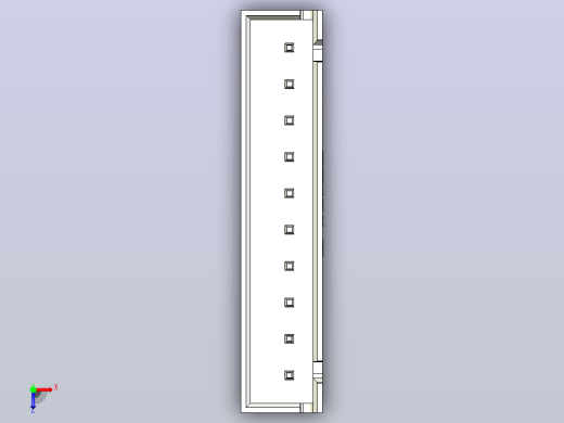 连接器白色JST XH 10针2.54 mm俯视缩略图