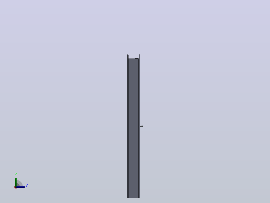 门(1)左视图