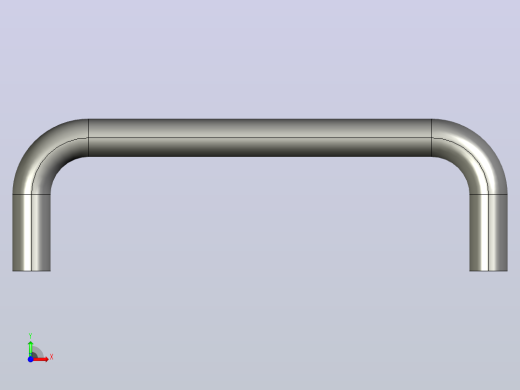 米思米铝合金拉手C-UABS120-P2107前视缩略图