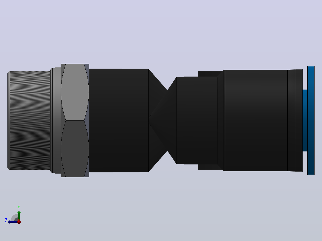 IPX-G Y型螺纹弯头-G螺纹_IPX12-G04右视图
