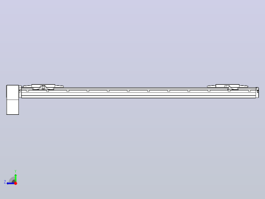 皮带直线轴双滑块型TPA-GCBS-120-P70-L350-RP-M20-N3右视缩略图