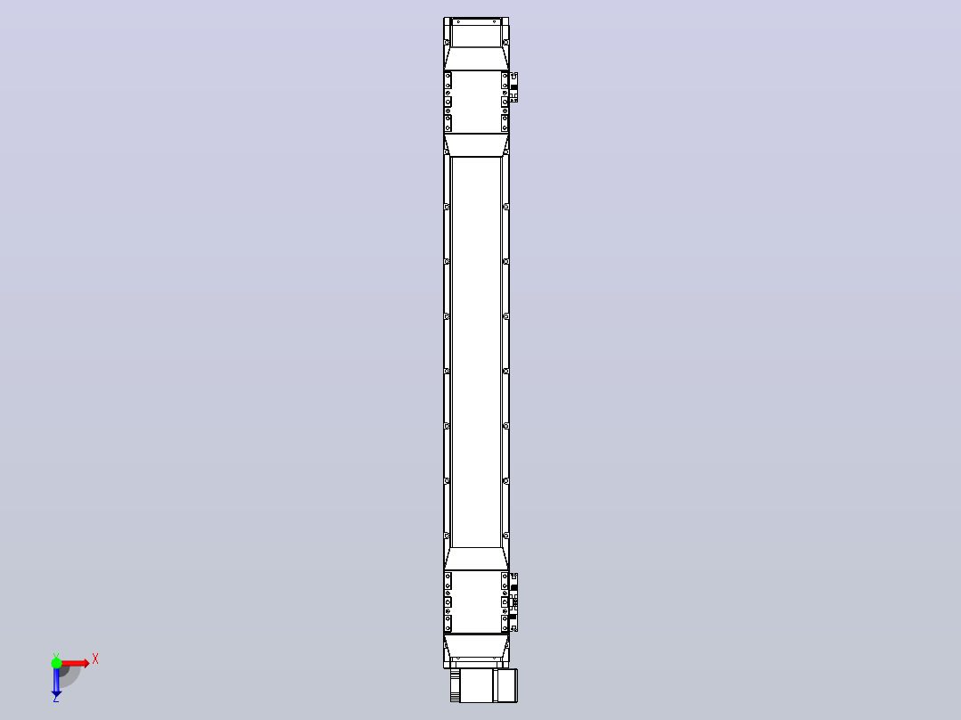 皮带直线轴双滑块型TPA-GCBS-120-P70-L350-RP-M20-N3俯视图