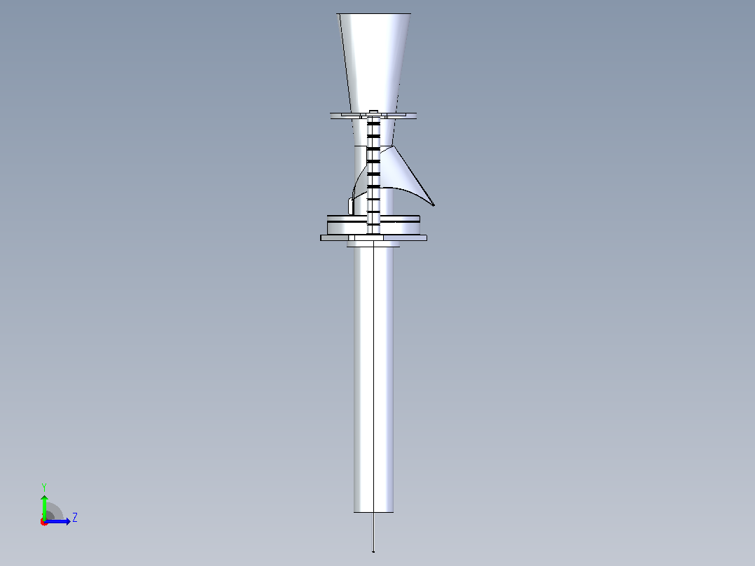 200mm 宽度制袋成型机左视图