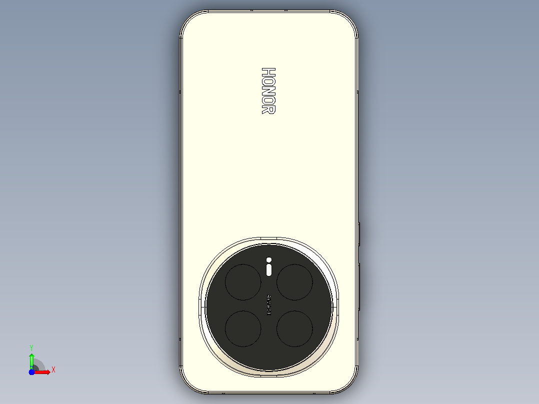 Honor Magic 8 PRO手机造型前视图