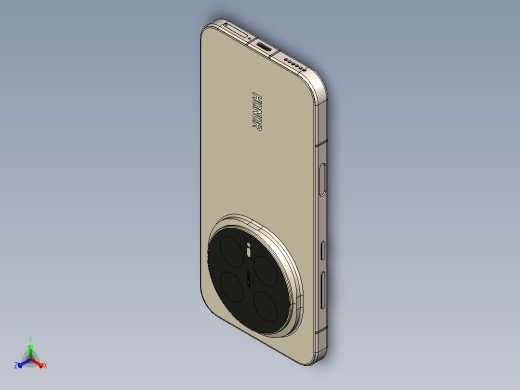 Honor Magic 8 PRO手机造型正等轴测缩略图