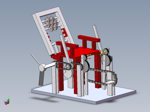 solidwork三维图_按摩椅主视缩略图