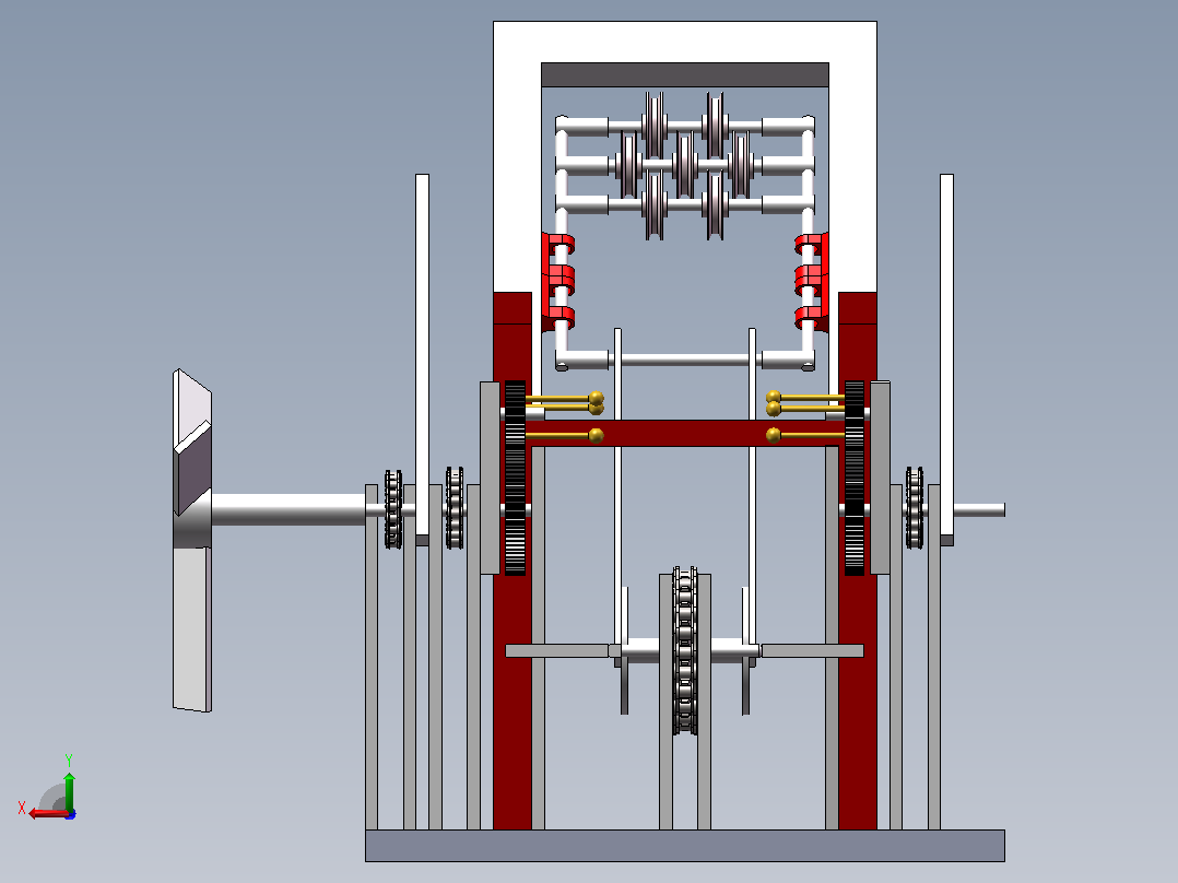 solidwork三维图_按摩椅后视图