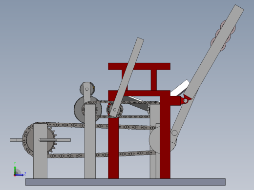solidwork三维图_按摩椅左视缩略图