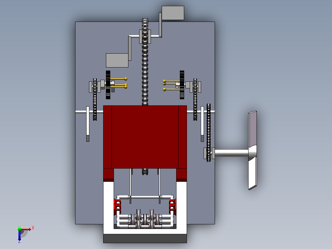solidwork三维图_按摩椅俯视图