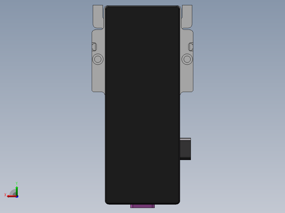 DMS85-DCM丝杆模组直线滑台（电机下折）[DMS85-L05S300-PS400-C2U-DCM-P5]后视图