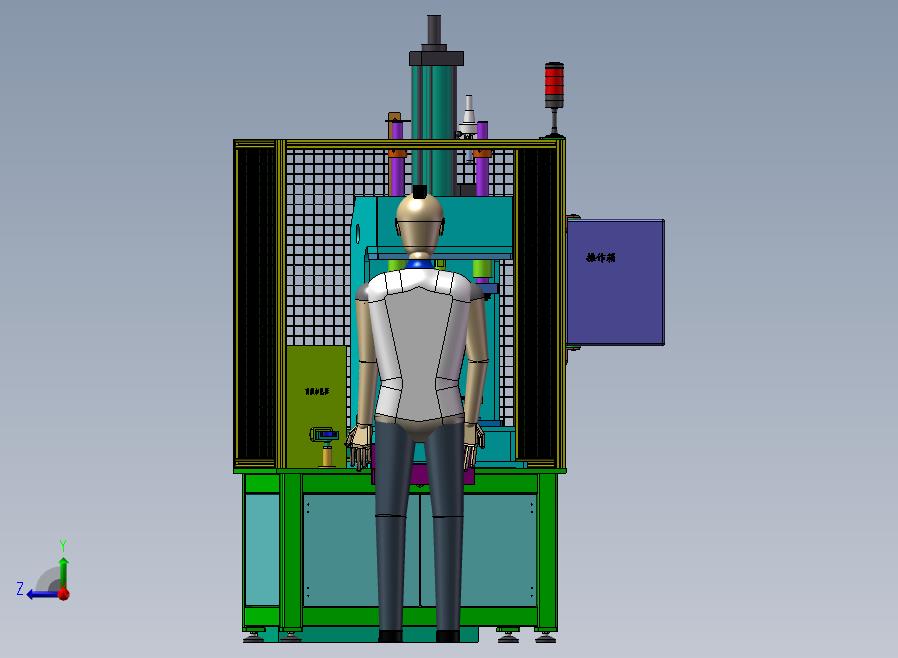 B14-活塞销压装机右视图