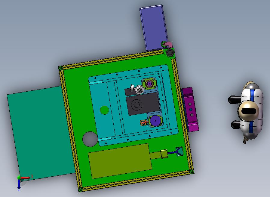 B14-活塞销压装机俯视图